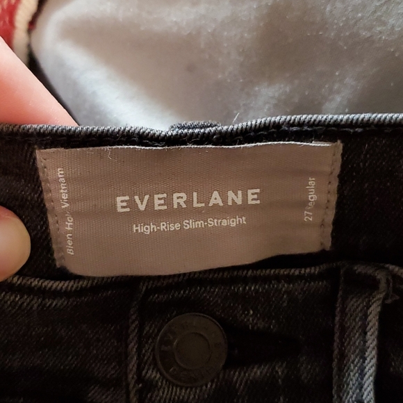 Everlane high rise slim straight - Picture 6 of 12